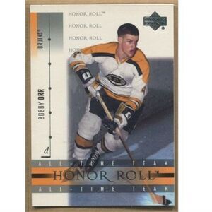 2002 BOBBY ORR UPPER DECK HONOR ROLL CARD